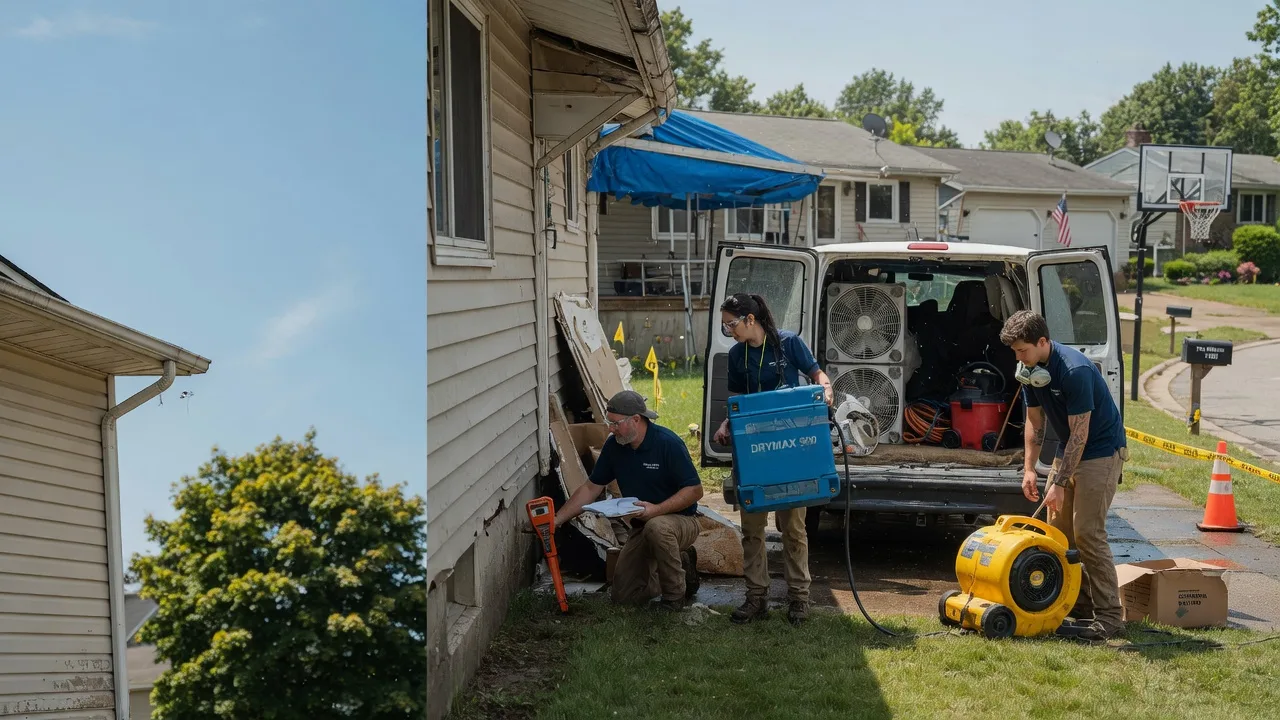 Ceiling Leak Cleanup in Creve Coeur, IL near me